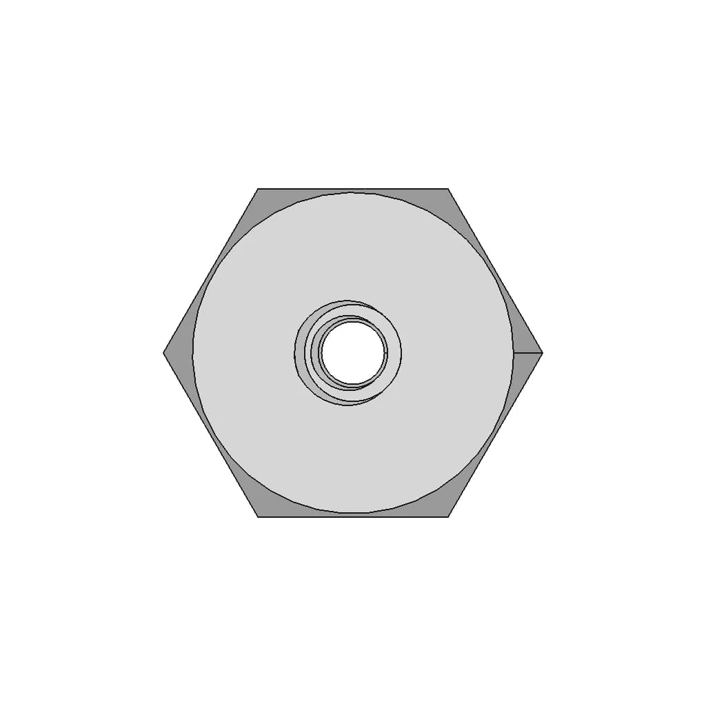 Hex Hub 12 Mm - Standard Mechanical Component_0_0_degree_snapshot