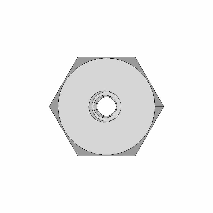 Hex Hub 12 Mm - Standard Mechanical Component