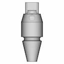 Festool Conector To Cable V.1 | 3D Engineering Design File_270_0_degree_snapshot