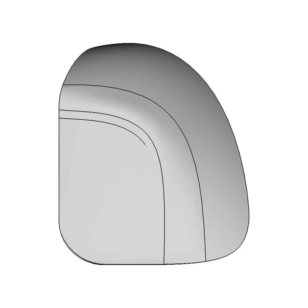 Exterior Panel (Automotive) | High-Quality CAD Model_270_0_degree_snapshot