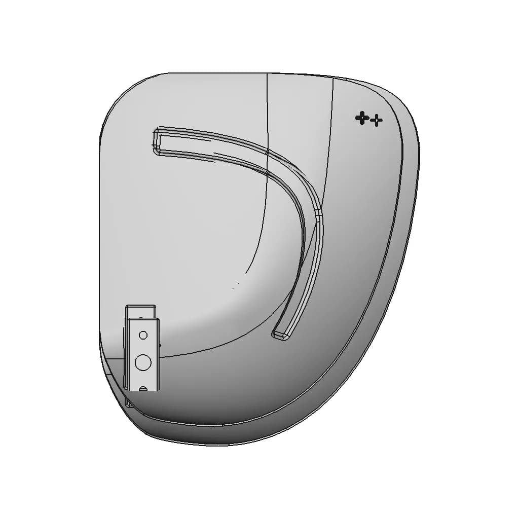 Exterior Panel (Automotive) | High-Quality CAD Model_90_0_degree_snapshot