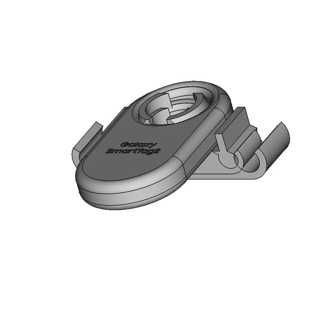 Samsung Smart Tag 2 Bike Hideaway | High-Quality CAD Model_60_30_degree_snapshot