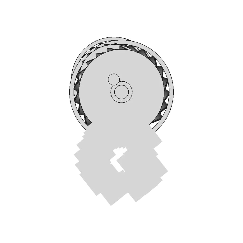 Francis Turbine - Standard Mechanical Component_270_0_degree_snapshot