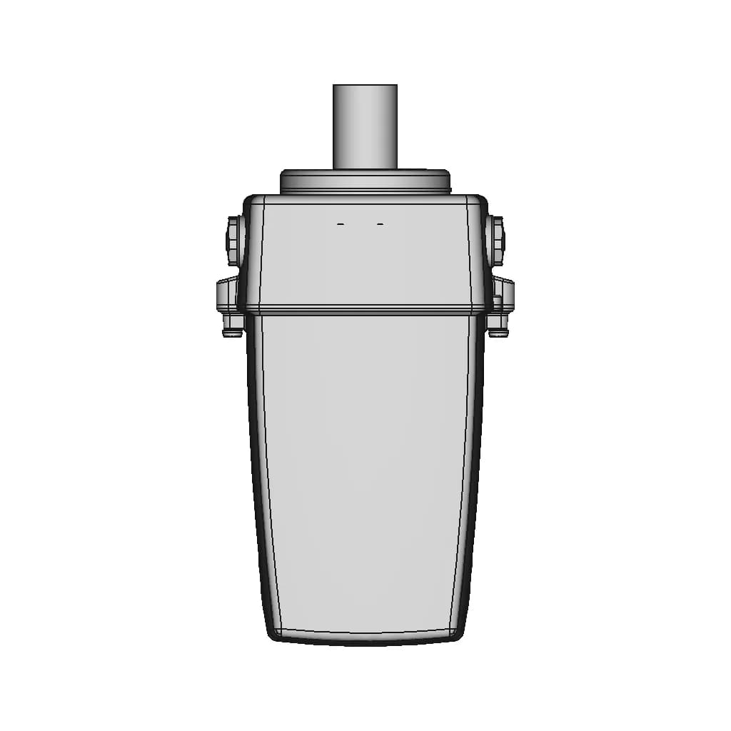 Siemens Sitrans Mag 5000 Transmitter And Base - Downloadable CAD Representation_270_0_degree_snapshot