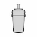 Siemens Sitrans Mag 5000 Transmitter And Base - Downloadable CAD Representation_270_0_degree_snapshot