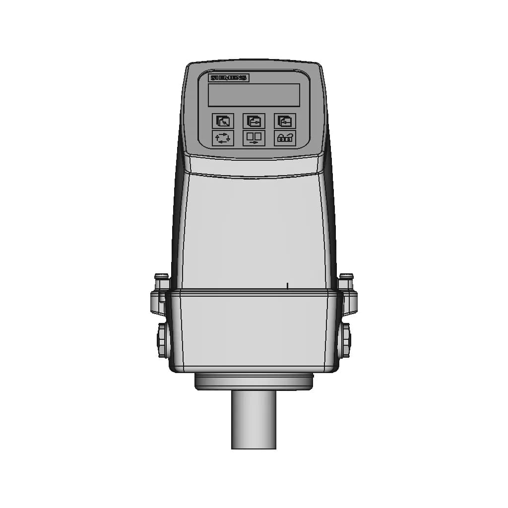 Siemens Sitrans Mag 5000 Transmitter And Base - Downloadable CAD Representation_90_0_degree_snapshot