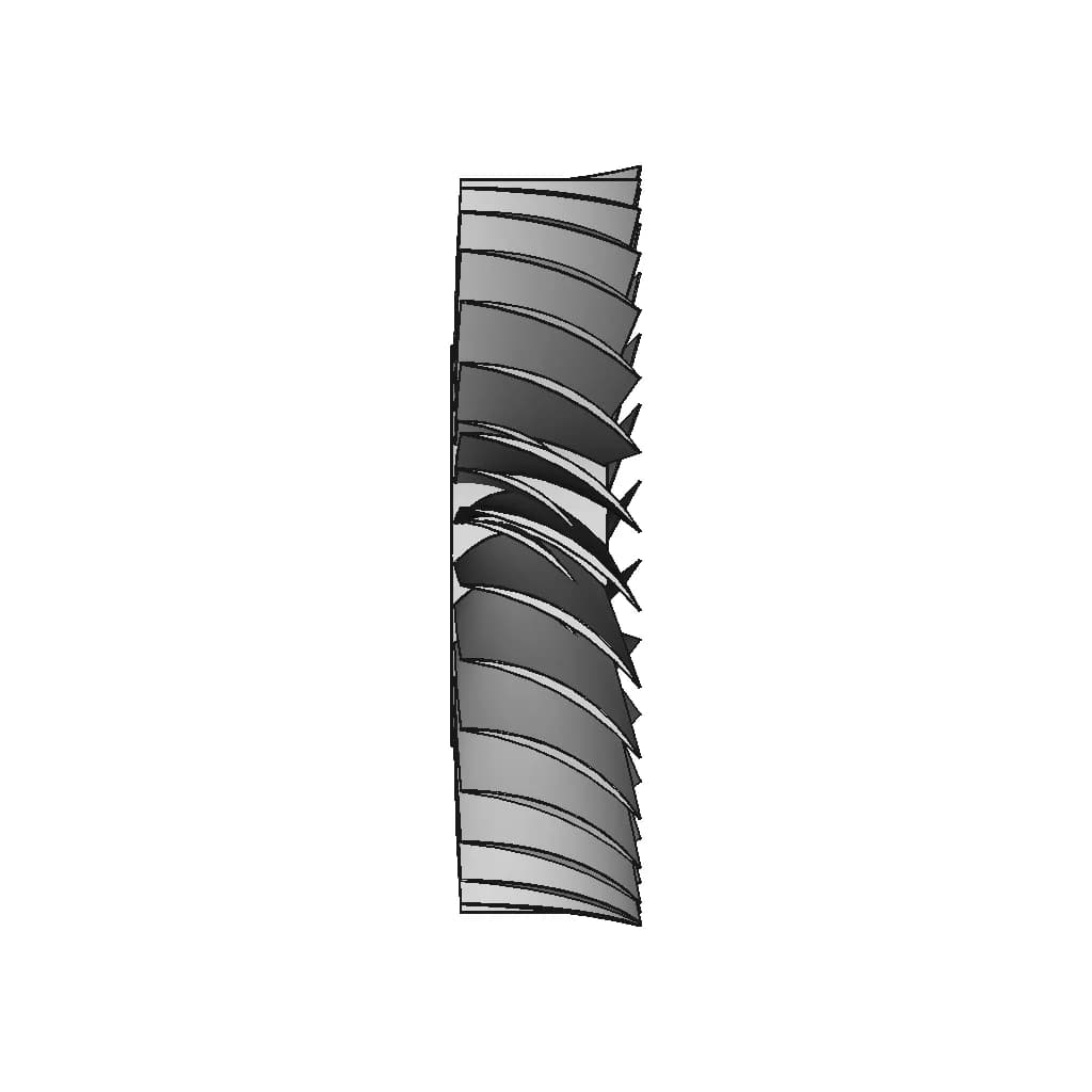 Axial Turbine Wheel | High-Quality CAD Model_0_90_degree_snapshot