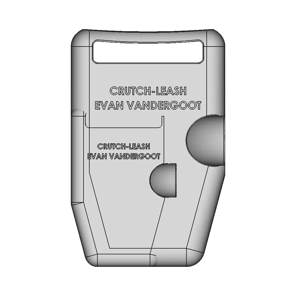Crutch-Leash | High-Quality CAD Model_0_0_degree_snapshot