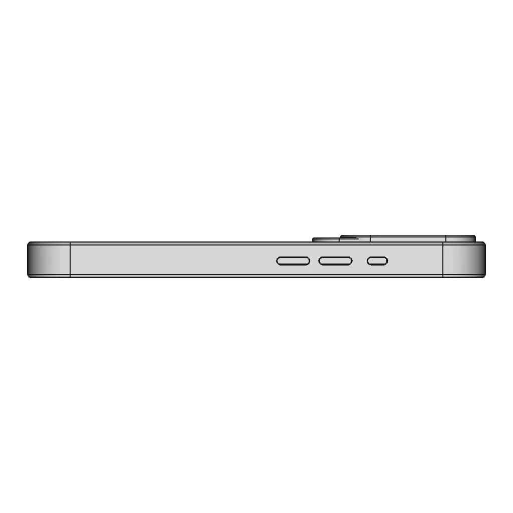 Iphone 16 Pro Basic Case - Downloadable CAD Representation_0_270_degree_snapshot