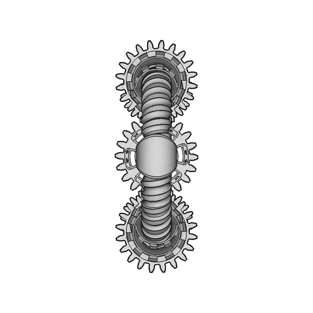 Spiral Coil Gear - Standard Mechanical Component_0_0_degree_snapshot