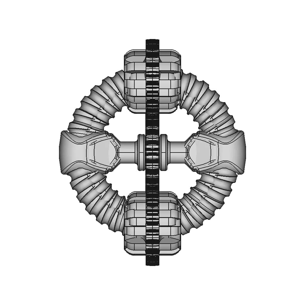 Spiral Coil Gear - Standard Mechanical Component_0_270_degree_snapshot