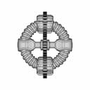 Spiral Coil Gear - Standard Mechanical Component_0_270_degree_snapshot