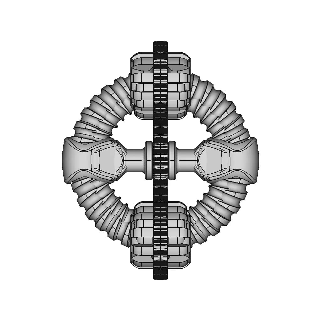 Spiral Coil Gear - Standard Mechanical Component_0_90_degree_snapshot