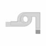L-Shaped Mounting Bracket With Dual Pivot Holes - Standard Mechanical Component_270_0_degree_snapshot
