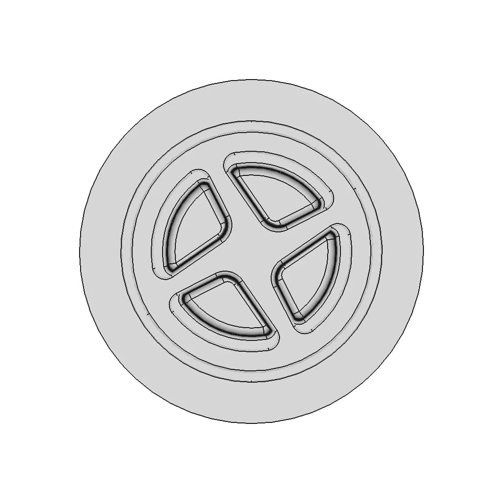 Lilie Reinigungsöffnung Mit Tankdeckel | 3D Engineering Design File_270_0_degree_snapshot