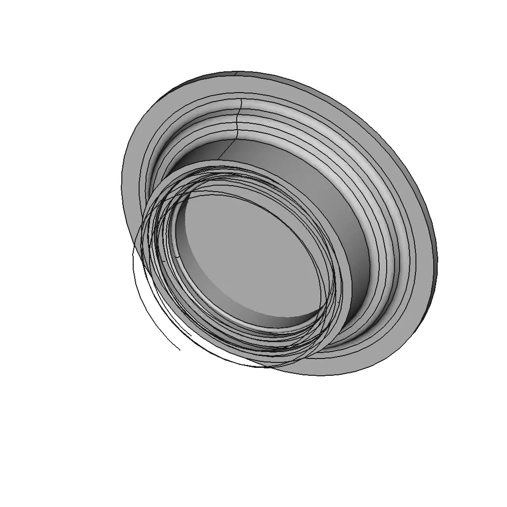 Lilie Reinigungsöffnung Mit Tankdeckel | 3D Engineering Design File_60_30_degree_snapshot