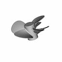 Small 4 Blade Propeller - Downloadable CAD Representation_60_30_degree_snapshot