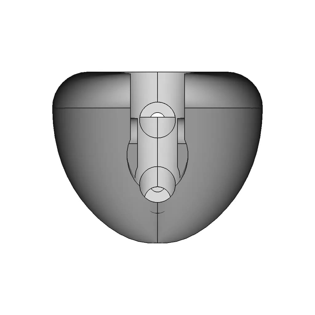 Showerhead Holder | High-Quality CAD Model_0_0_degree_snapshot