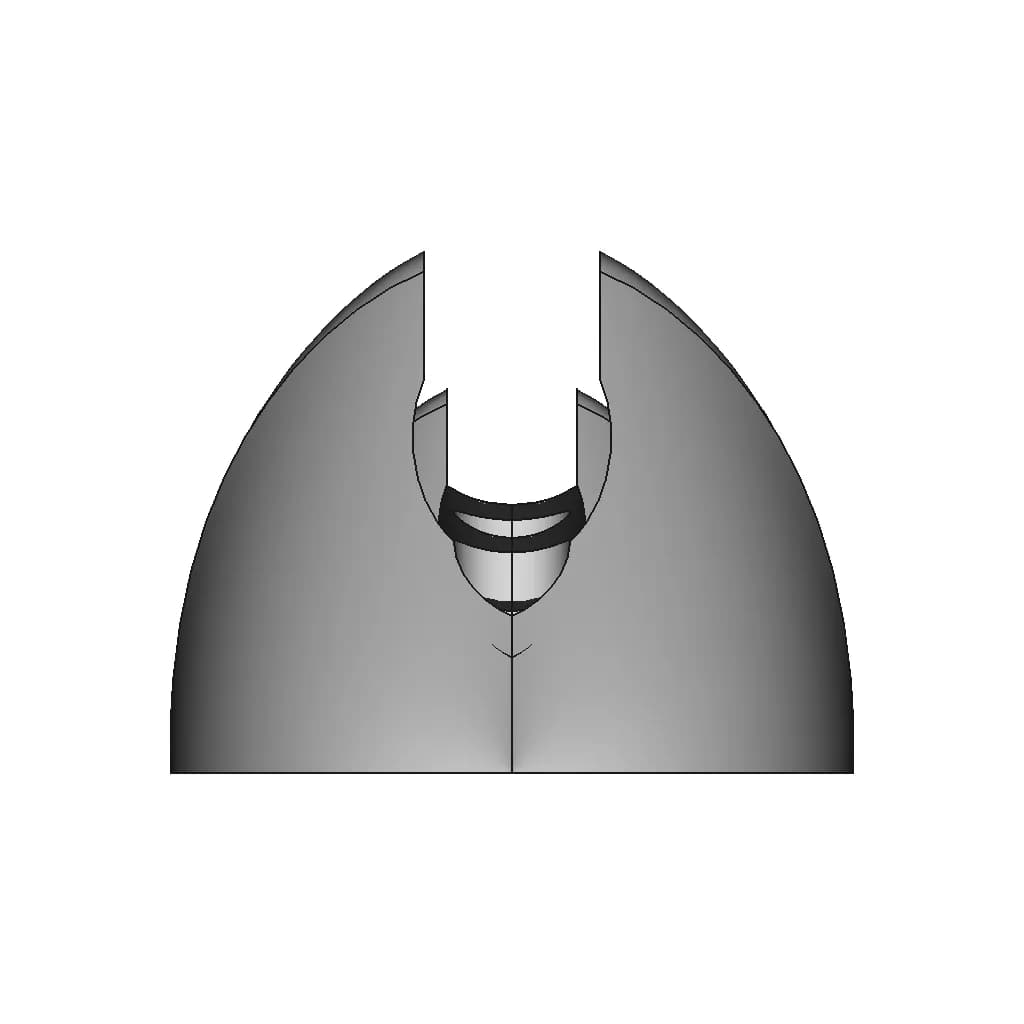 Showerhead Holder | High-Quality CAD Model_90_0_degree_snapshot