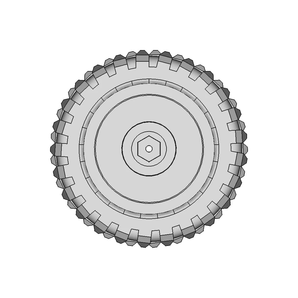 Rc Wheel 85 Mm - Standard Mechanical Component_0_270_degree_snapshot