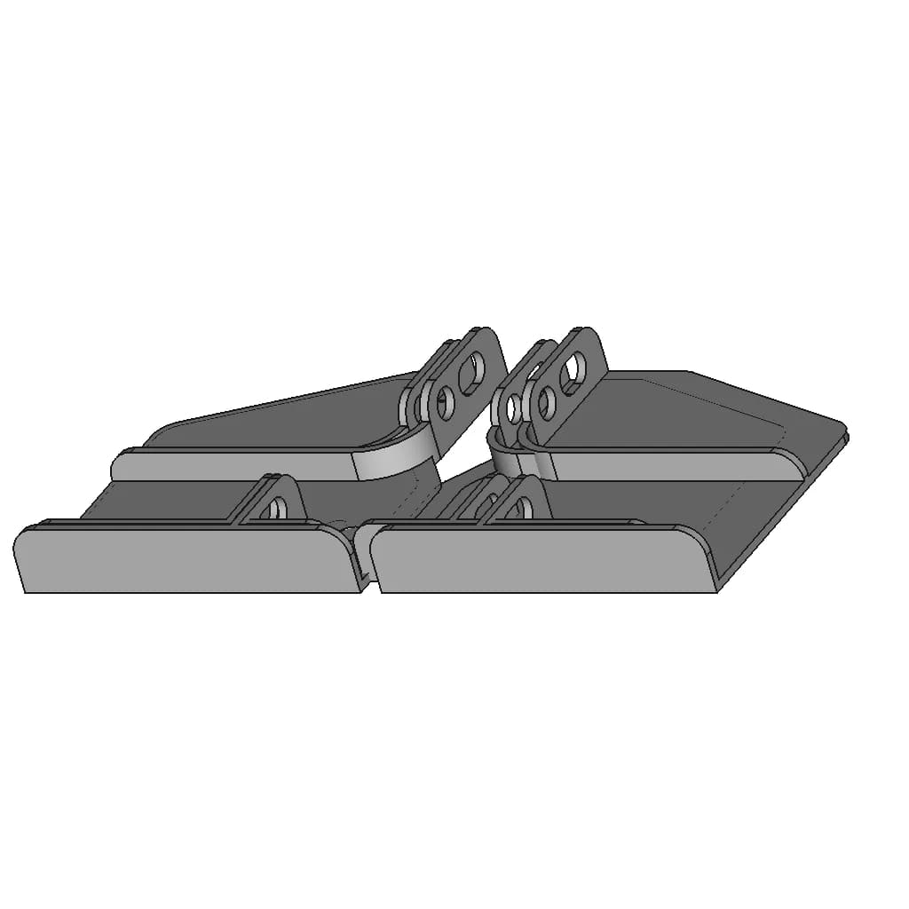 Toyota Pickup Head Unit Brackets - Standard Mechanical Component_60_30_degree_snapshot