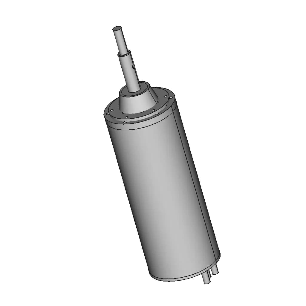 Flipsky/Hobiba 65161 Motor - Downloadable CAD Representation_60_30_degree_snapshot