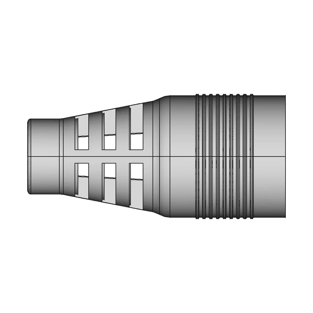 Gx 16 Female Connector Outer Sleeve | High-Quality CAD Model_0_270_degree_snapshot