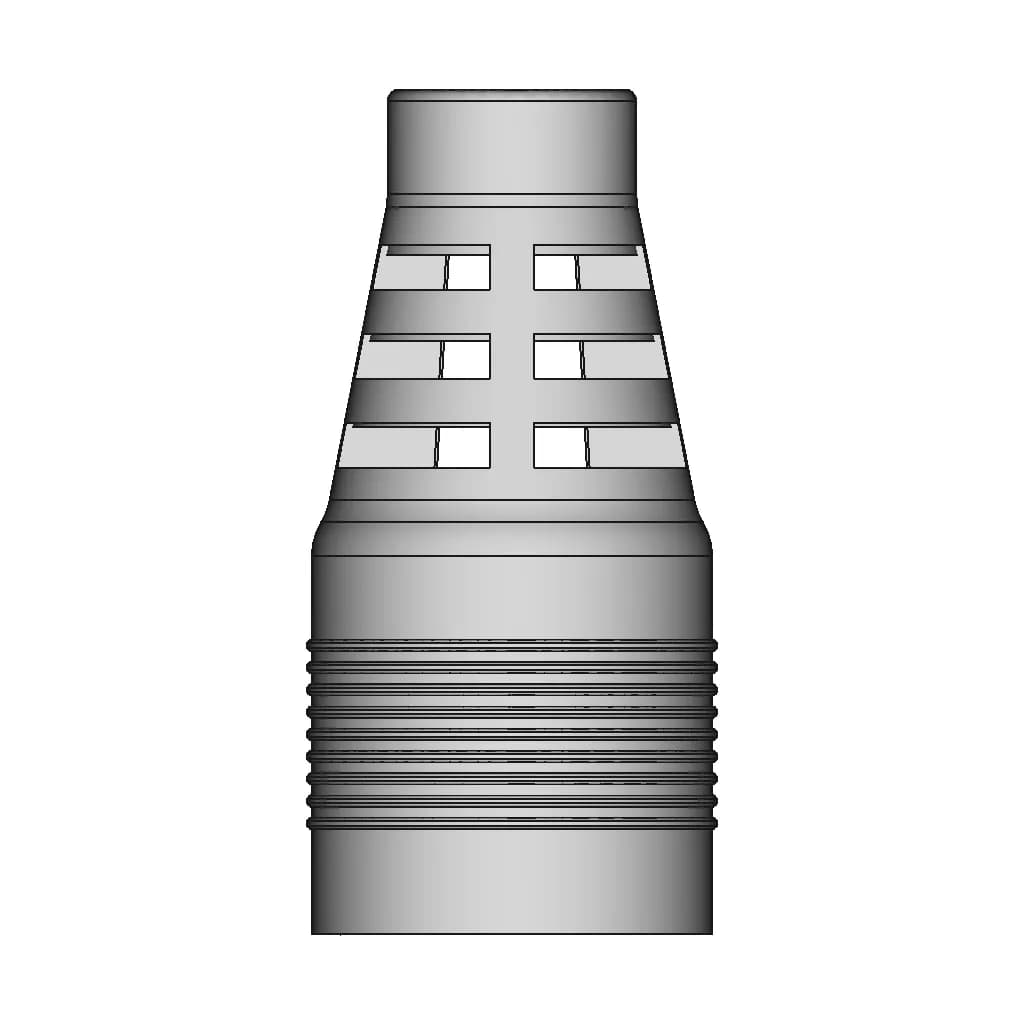 Gx 16 Female Connector Outer Sleeve | High-Quality CAD Model_270_0_degree_snapshot