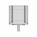 Nema 23 - 12Kg Stepper Motor - Standard Mechanical Component_270_0_degree_snapshot