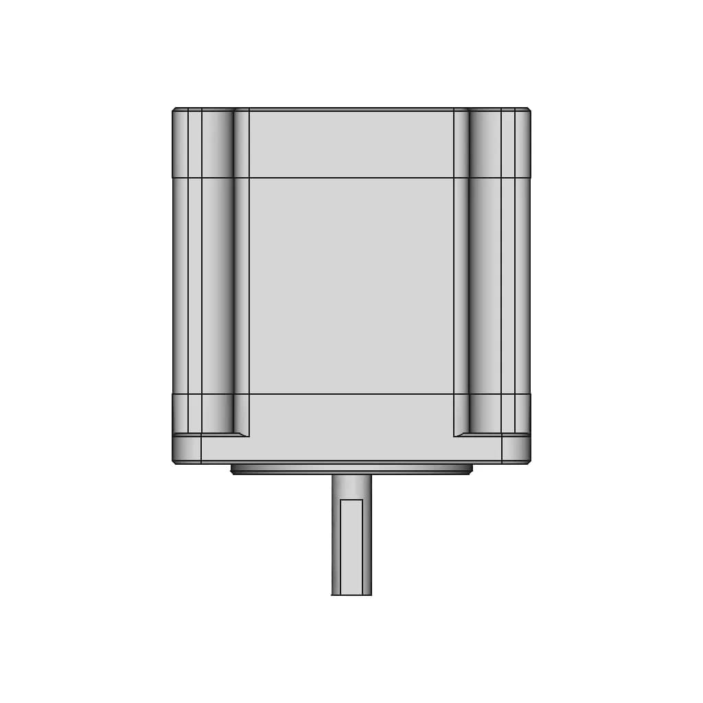 Nema 23 - 12Kg Stepper Motor - Standard Mechanical Component_270_0_degree_snapshot