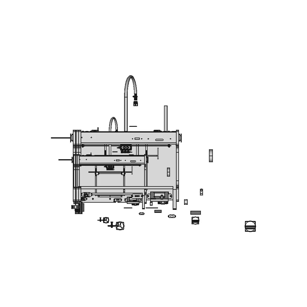 3D Printer Sc051 - Phenolic Rails And V Wheels - Downloadable CAD Representation_90_0_degree_snapshot