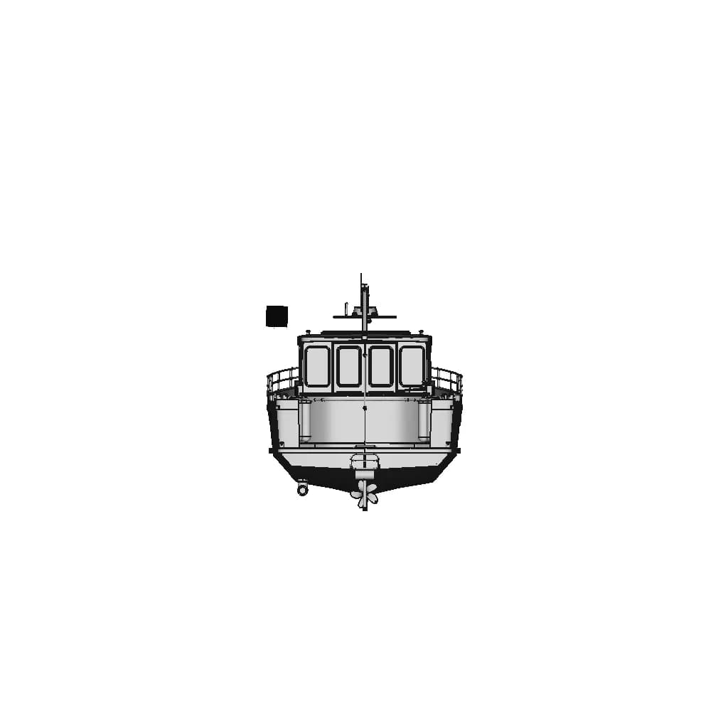 Holländische Stahlyacht 1:25 | 3D Engineering Design File_0_270_degree_snapshot