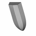 Bateau Coque Bouchains Aluminium . Aluminium Chine Hull - Standard Mechanical Component_60_30_degree_snapshot