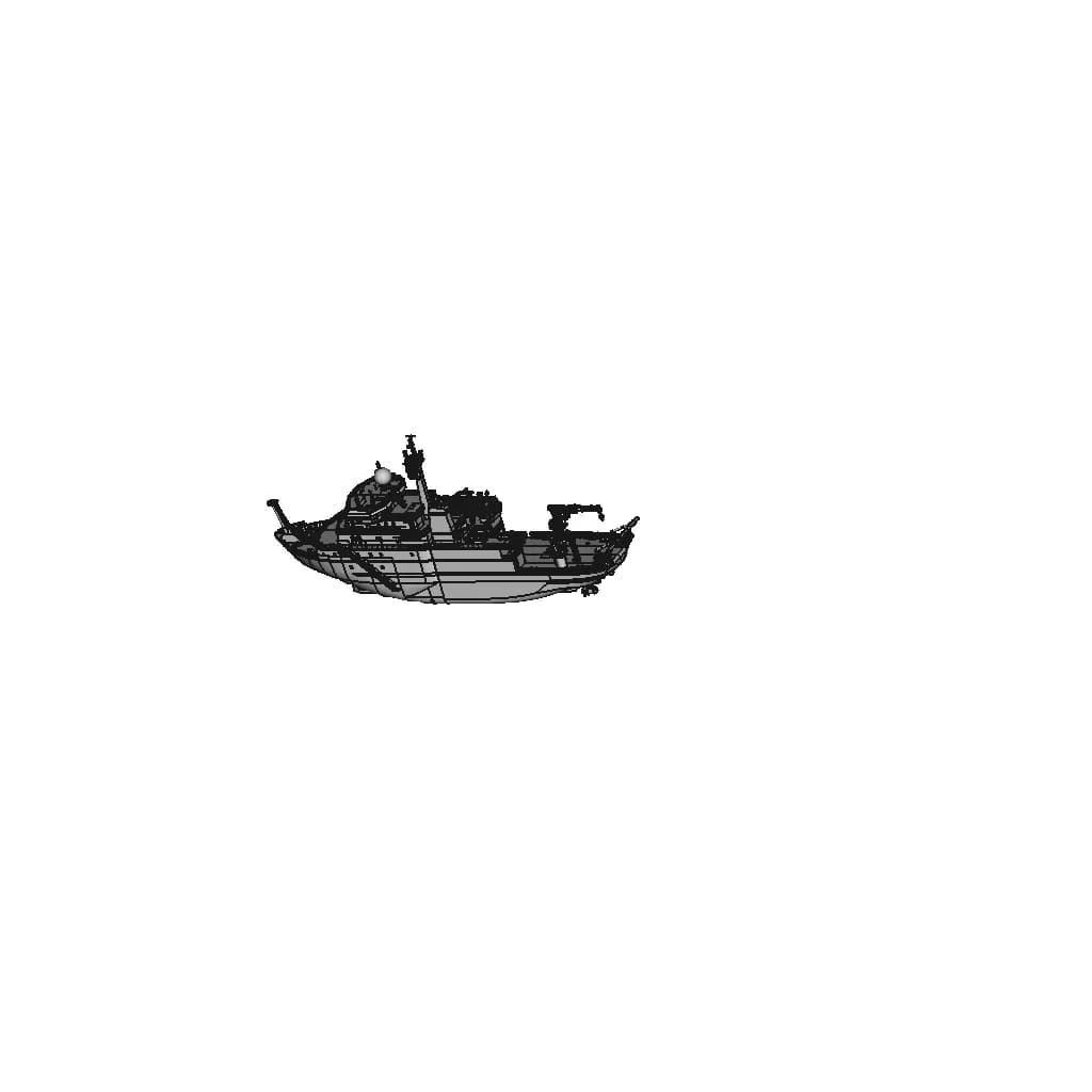 R/V Sikuliaq - Downloadable CAD Representation_60_30_degree_snapshot
