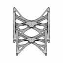 Organic Topology-Optimized Laptop-Stand - Downloadable CAD Representation_0_0_degree_snapshot