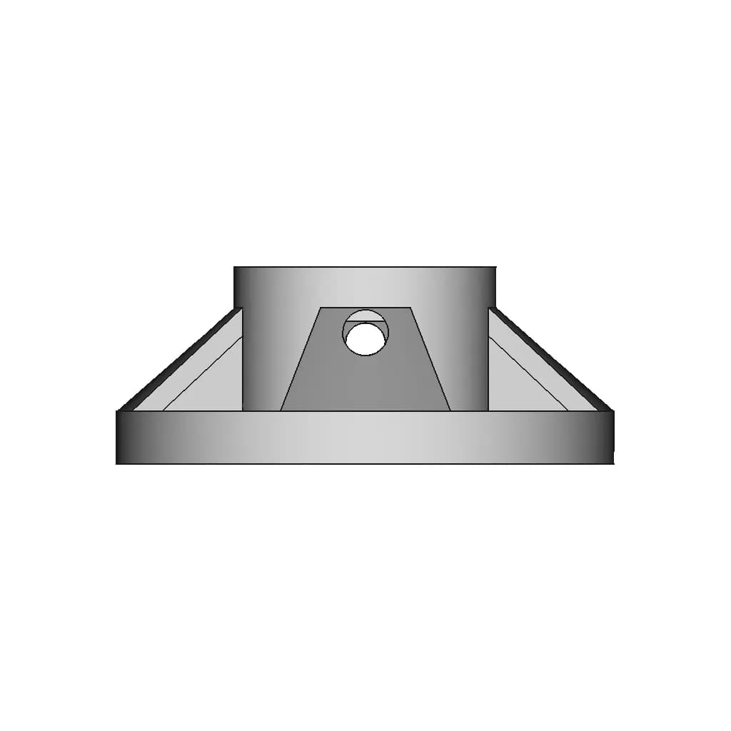 Flange 5Mm | High-Quality CAD Model_90_0_degree_snapshot