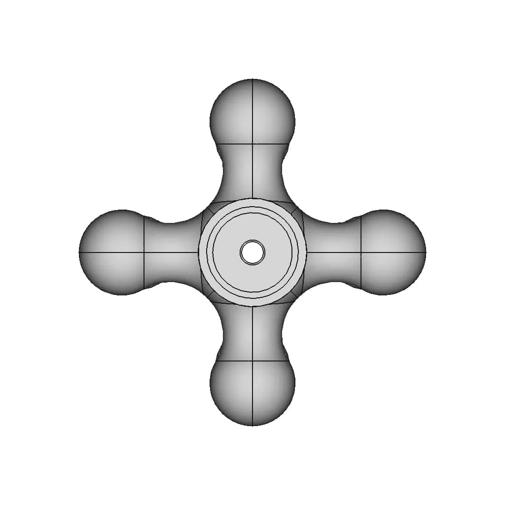 Tap Part 4 - Modeling In Freecad 003 - Downloadable CAD Representation_0_0_degree_snapshot