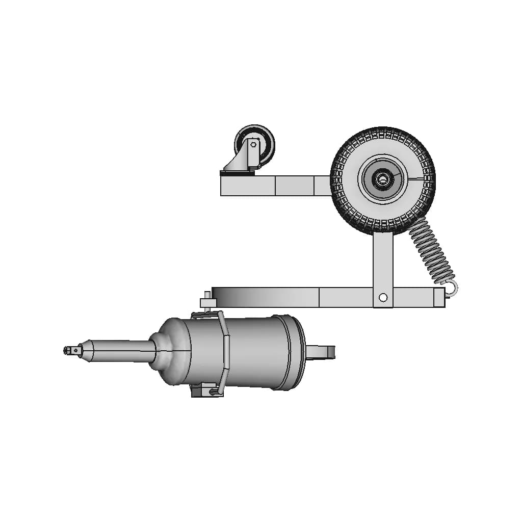 Suporte Ergonômico Para Pistola De Impacto - Downloadable CAD Representation_0_270_degree_snapshot