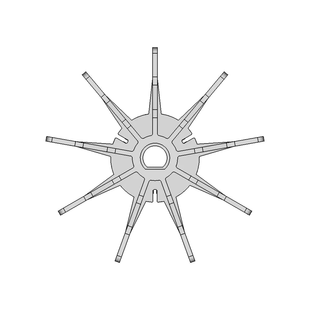 Went Fan For Miter Saw - Downloadable CAD Representation_0_0_degree_snapshot