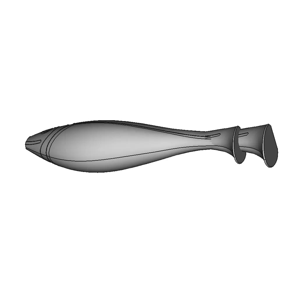 Fushing Lure | High-Quality CAD Model_60_30_degree_snapshot