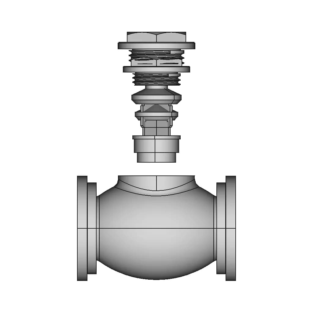 Non-Return Valve - Downloadable CAD Representation_0_0_degree_snapshot