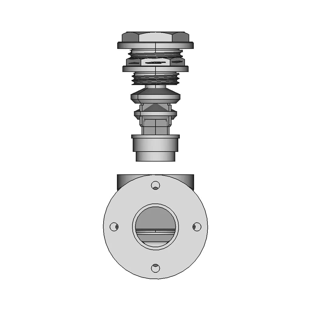 Non-Return Valve - Downloadable CAD Representation_0_90_degree_snapshot
