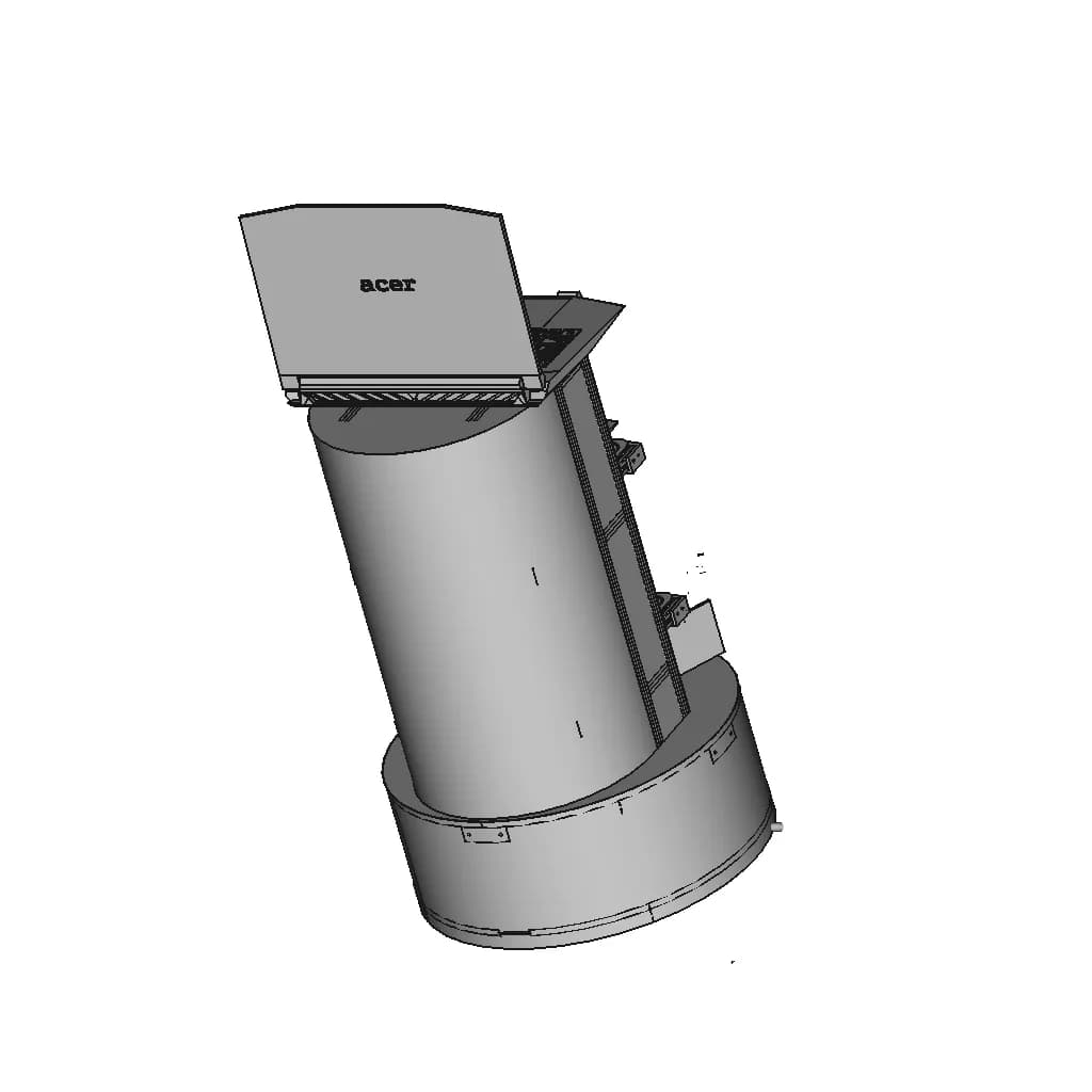 Service Robot Version 2 | 3D Engineering Design File_60_30_degree_snapshot