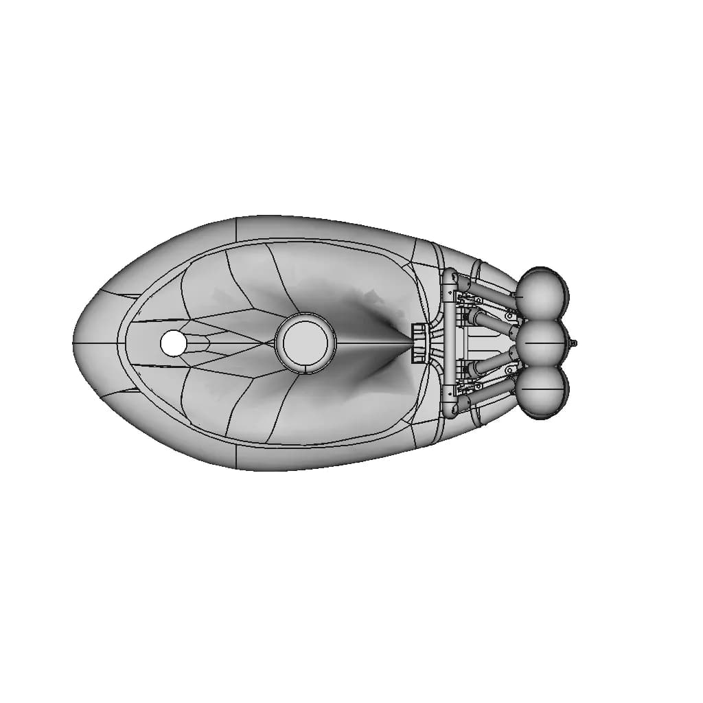 Mega'S Boat From Russian Competition Of Robotics Boats 2023 | High-Quality CAD Model_0_0_degree_snapshot