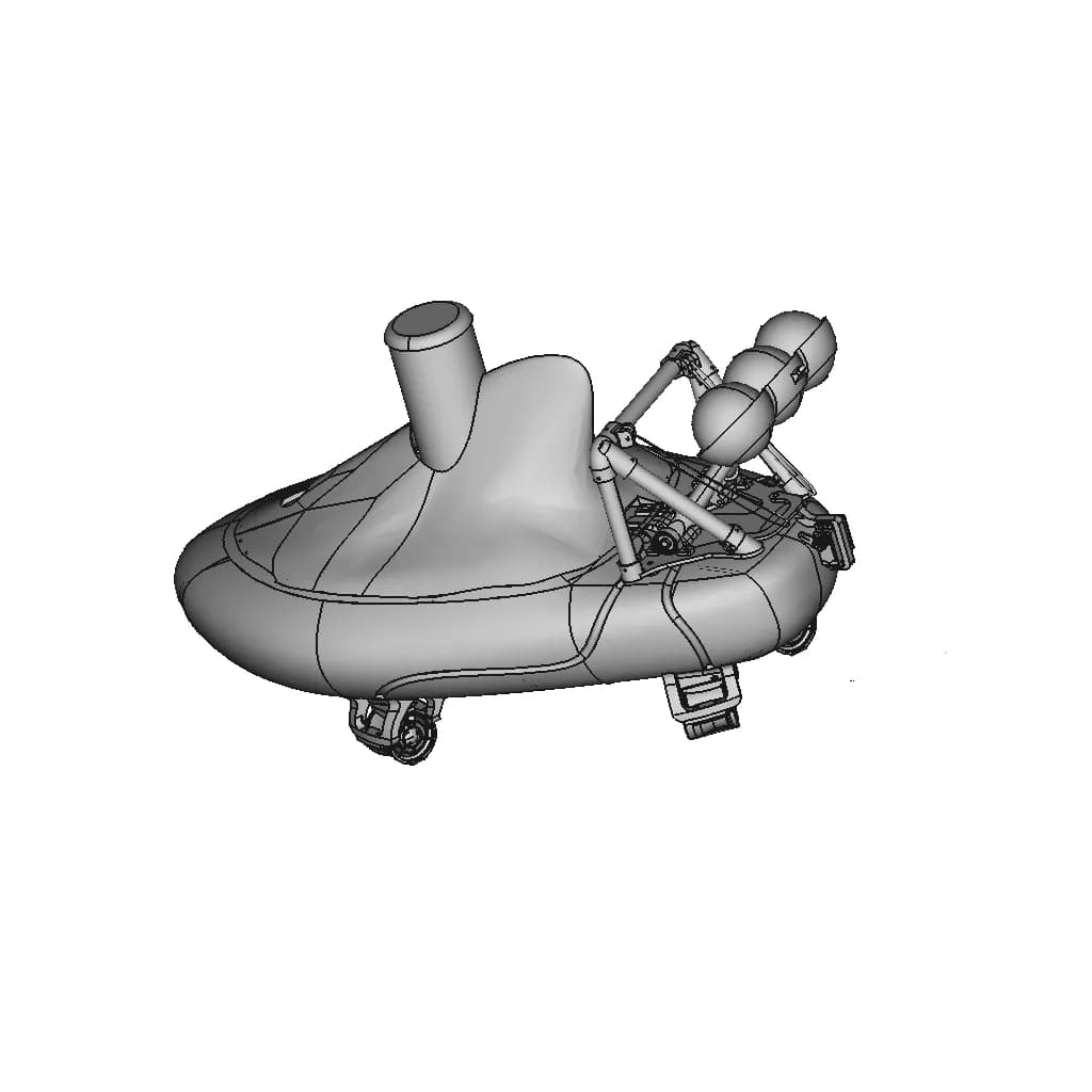 Mega'S Boat From Russian Competition Of Robotics Boats 2023 | High-Quality CAD Model_60_30_degree_snapshot