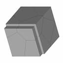 Voronoi Puzzle Cube | High-Quality CAD Model_60_30_degree_snapshot