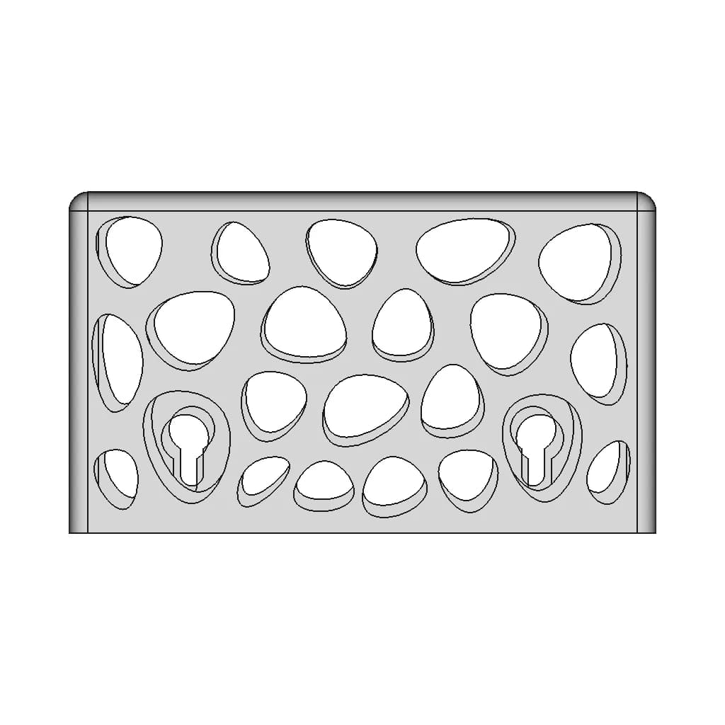 Vesa 75 Basket (Cesto Para Furação Vesa 75 | 3D Engineering Design File_270_0_degree_snapshot