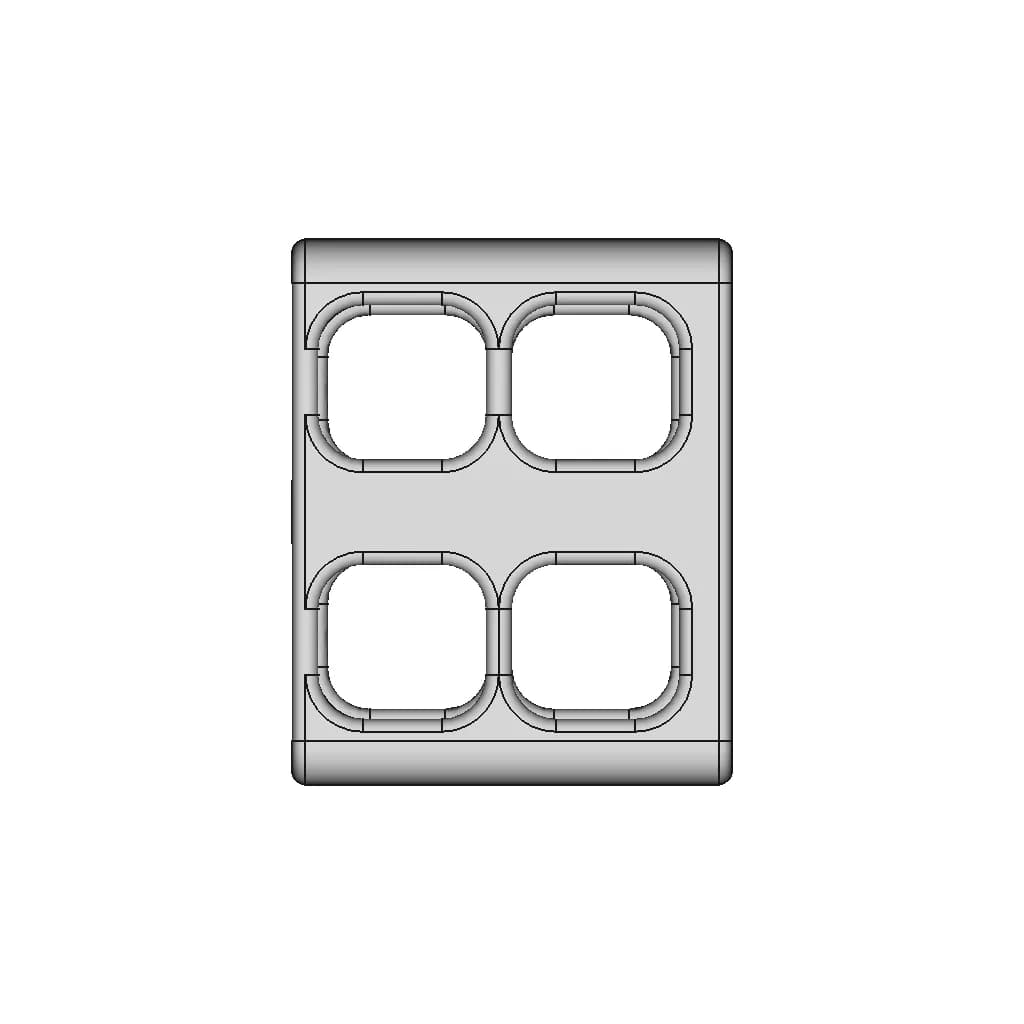 Wall Mount For Uni-T Ut320D And Uni-T Ut373 - Standard Mechanical Component_0_90_degree_snapshot