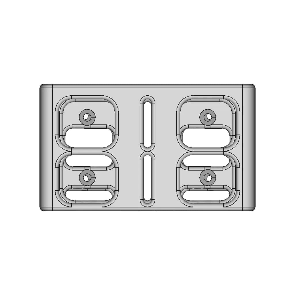 Wall Mount For Uni-T Ut320D And Uni-T Ut373 - Standard Mechanical Component_270_0_degree_snapshot