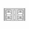 Wall Mount For Uni-T Ut320D And Uni-T Ut373 - Standard Mechanical Component_270_0_degree_snapshot
